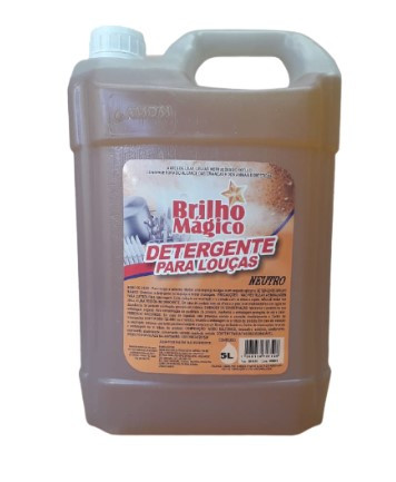 Detergente Louça Neutro 5l Brilho Mágico