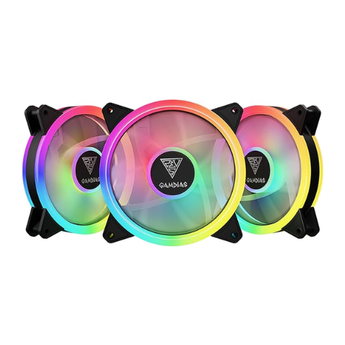 Kit 3 Fans Aeolus Rgb 120x25mm