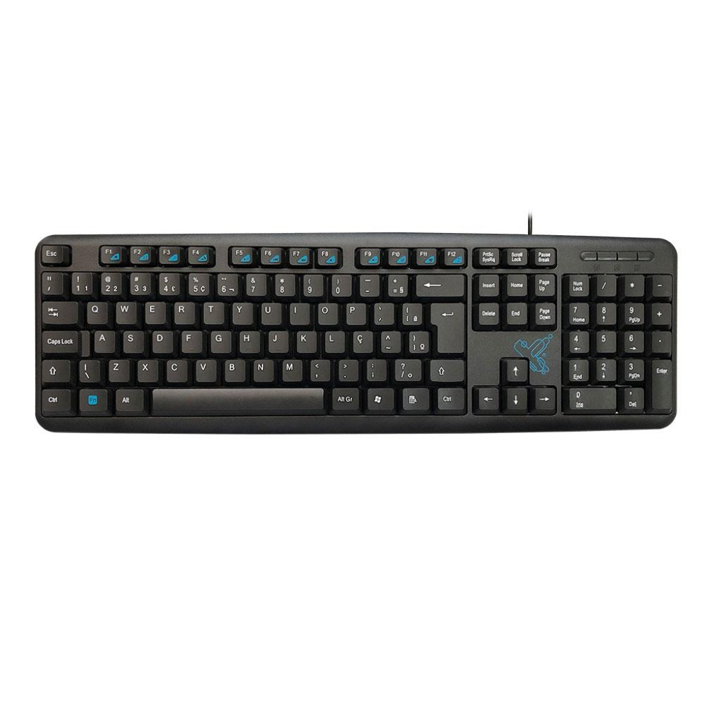 Teclado Usb Multimidia Techbest Preto