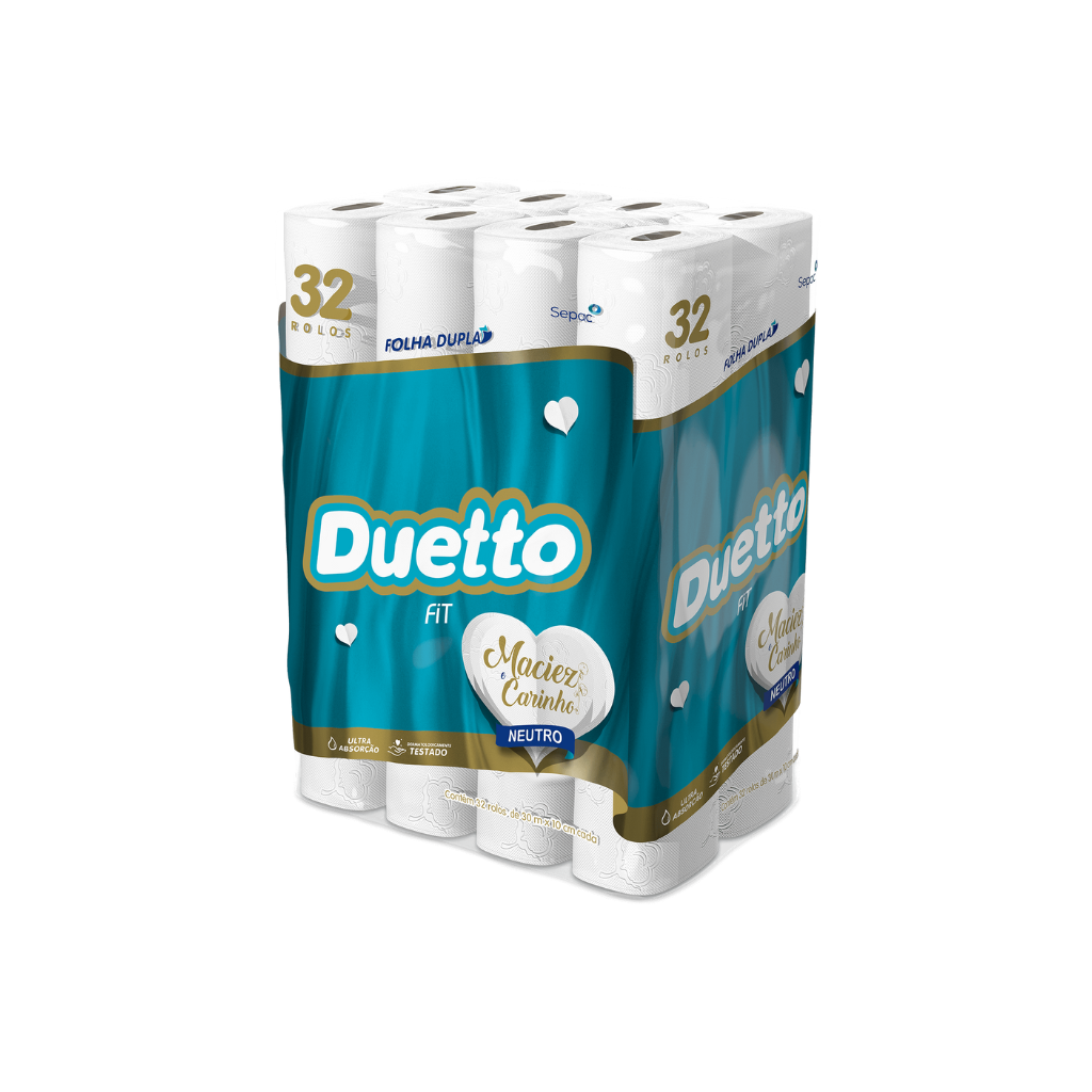 Papel Higienico 32x30m Folha Dupla Fit Celulose