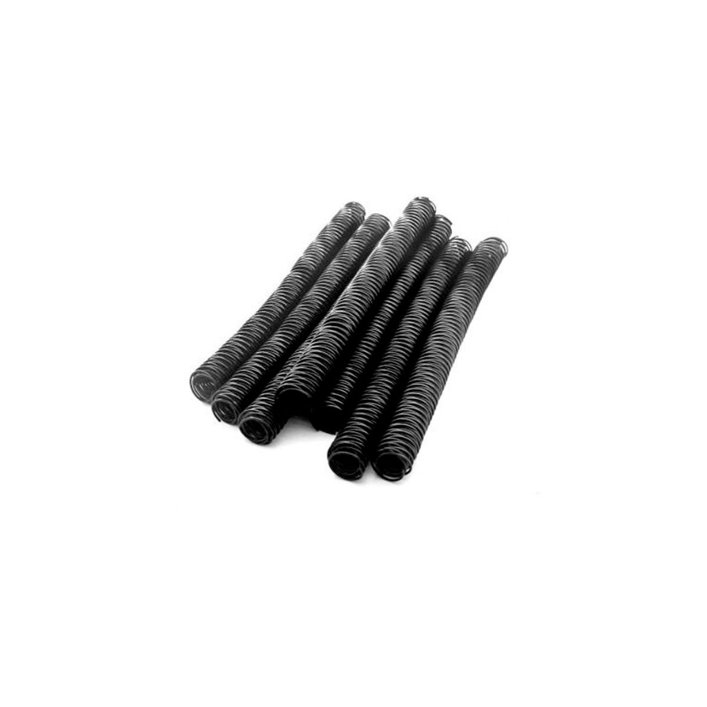 Espiral Vip 09mm (para 50 Folhas) 100 Unidades Preto - 2 Und