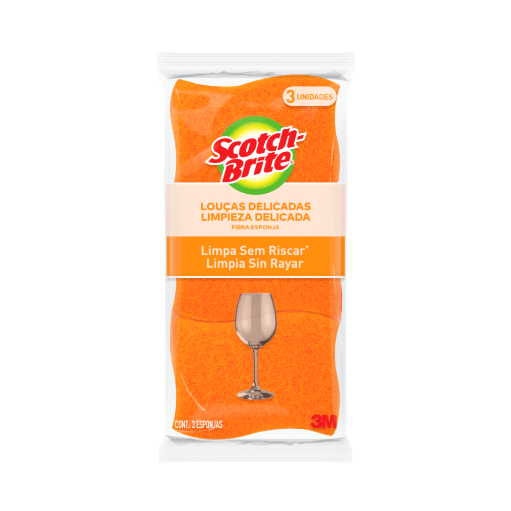 Esponja Dupla Face Scotch Brite Nao Risca Leve 3 Pague 2