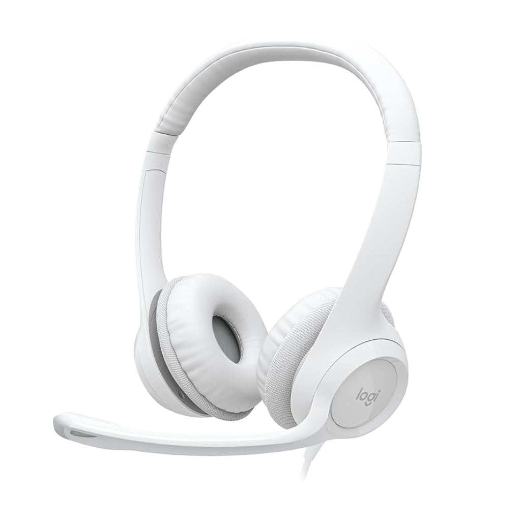 Fone Headset H390 C/ Microfone Usb Branco