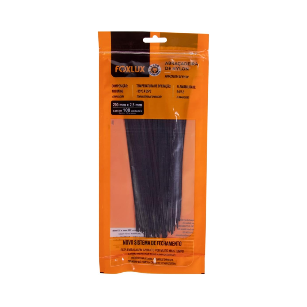 Abracadeira Nylon 3.5 X 200mm C/100