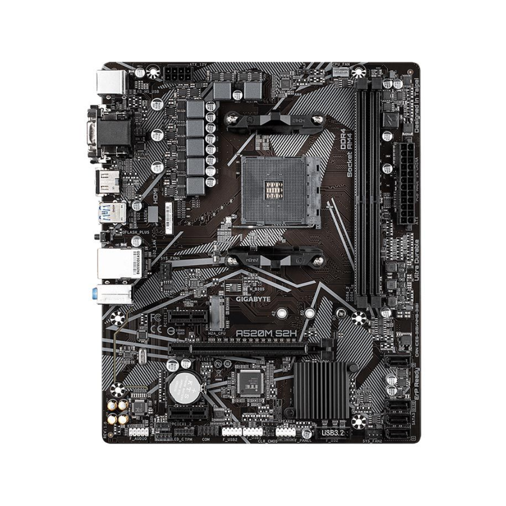 Placa Mae Am4 A520m S2h V2 Ddr4
