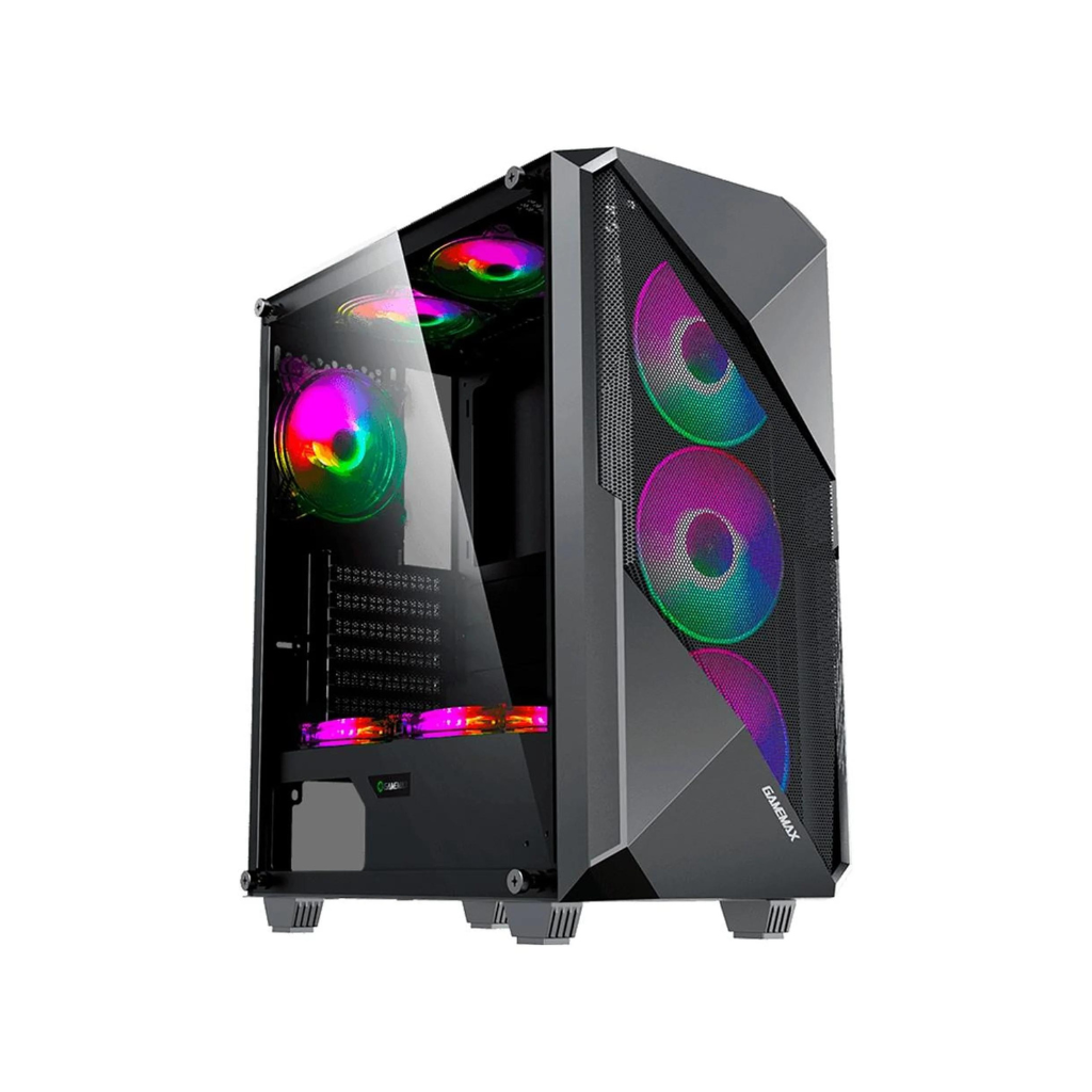 Gabinete Gamer Revolt C/3 Fans Preto