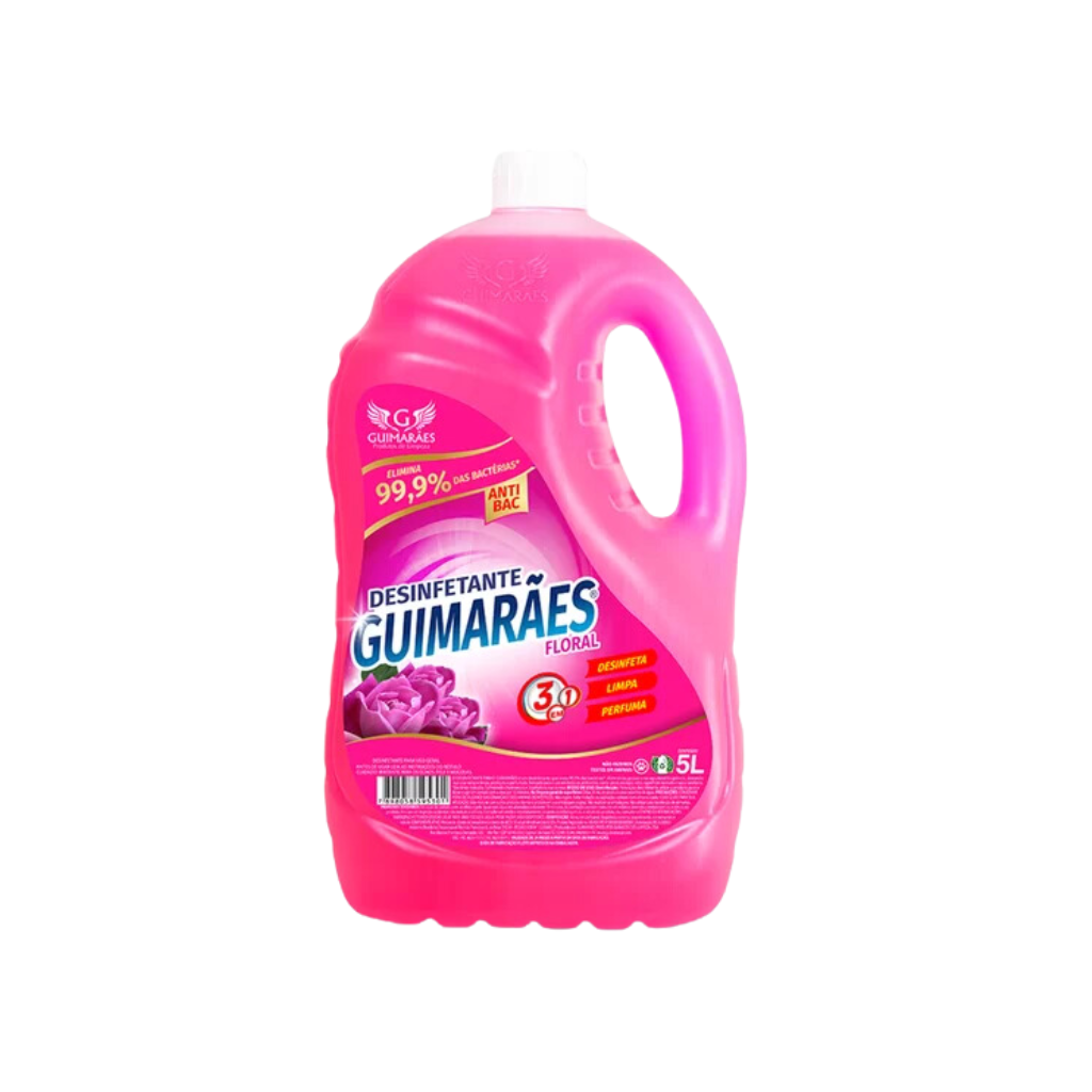 Limpador Perfumado Floral 5l (desinfetante)
