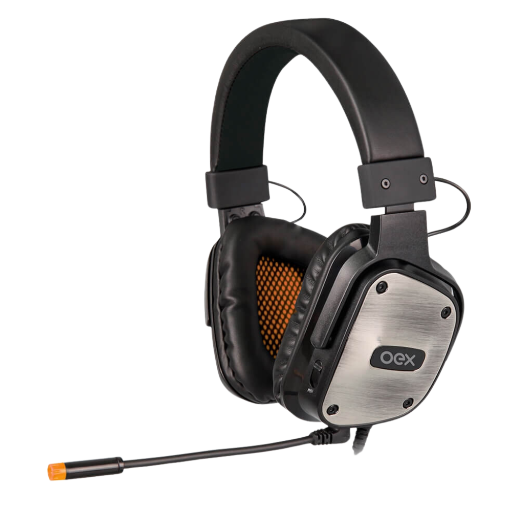 Fone P3 + Adapt P2 C/mic Hs-403 Headset Gamer Armor Oex