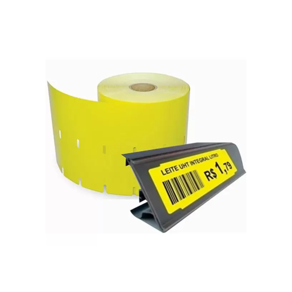 Etiqueta Rolo Frizo 90 X 30 Sensor Lateral S/ Ad 45m Amarelo