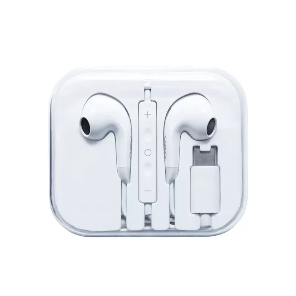 Fone Tipo C C/mic Intra-auricular Tiny Branco Fn209