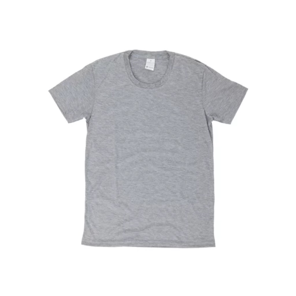 Camiseta Mescla M Adulto P/ Sublim Poliester