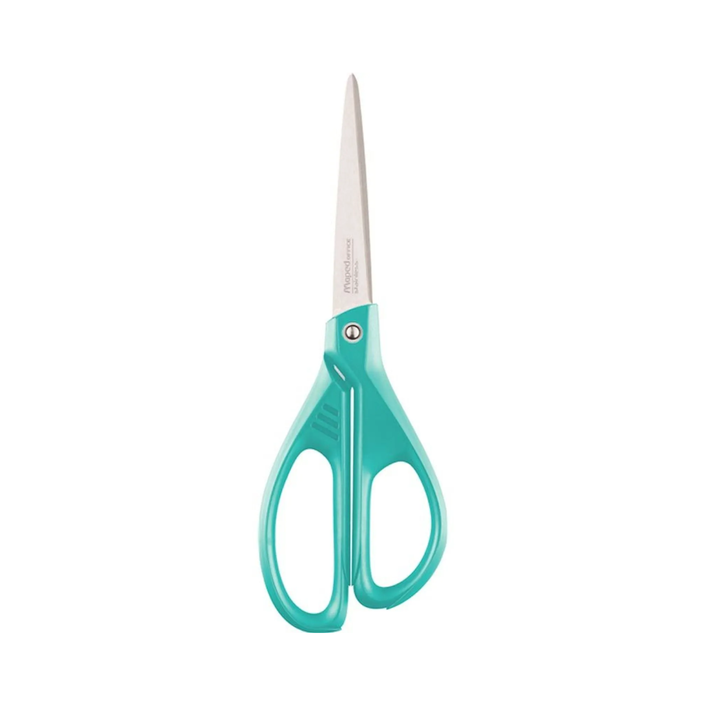 Tesoura 21 Cm Essentials Pastel Assimetrica