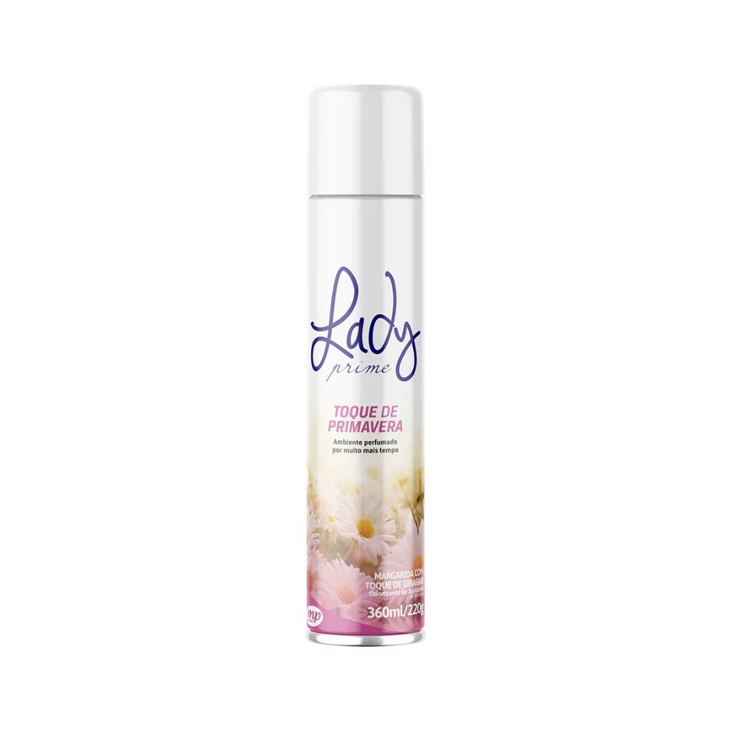 ODORIZADOR LADY PRIME TOQUE DE PRIMAVERA (MARGARIDA C/GIRASSOL) 360ML - AEROFLEX AE2500043