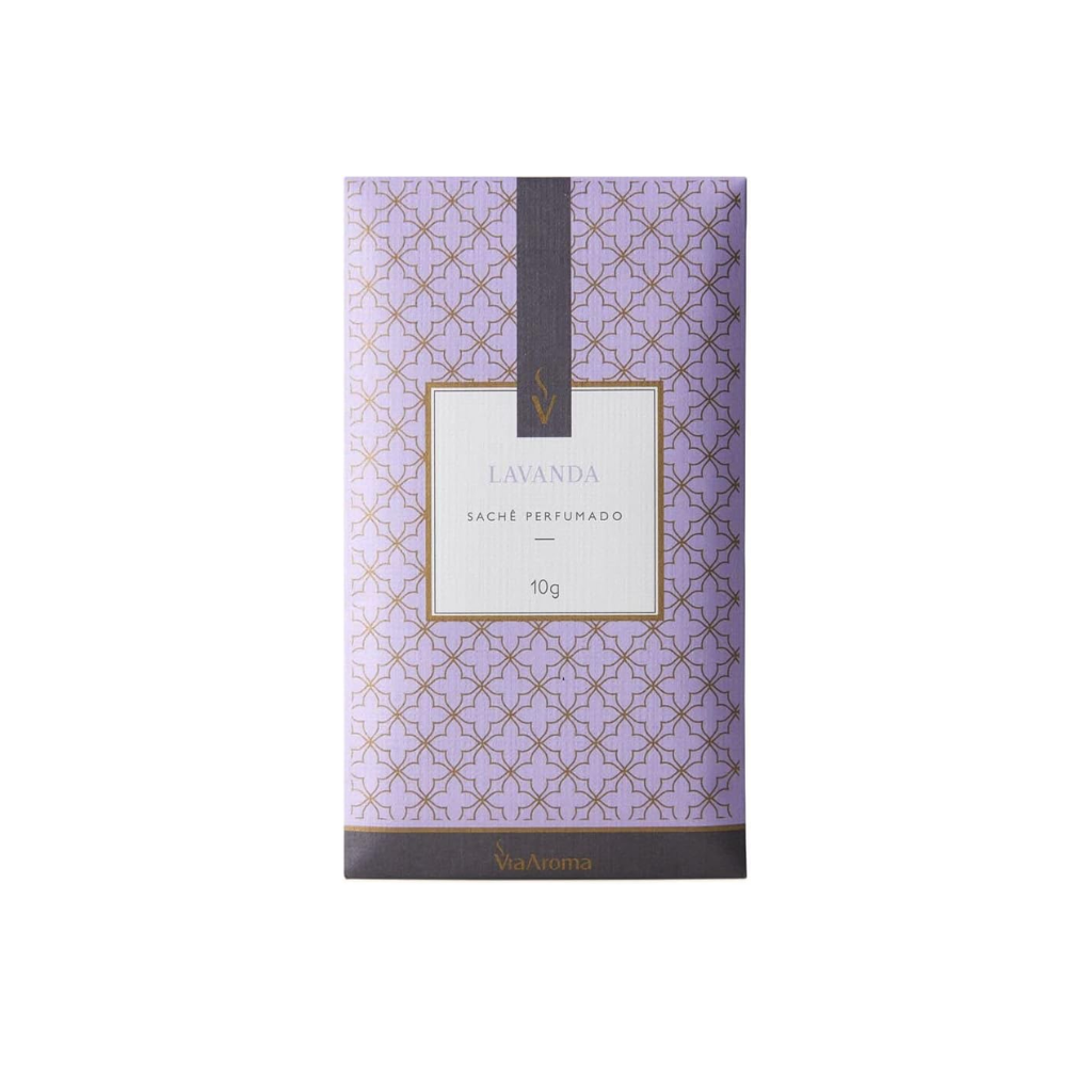 AROMATIZANTE SACHÊ PERFUMADO 10G LAVANDA - VIA AROMA