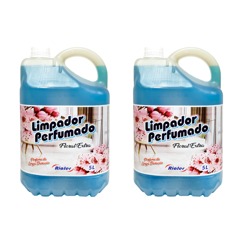 2 Und Limpador Perfumado Floral Extra 5l - Rialer