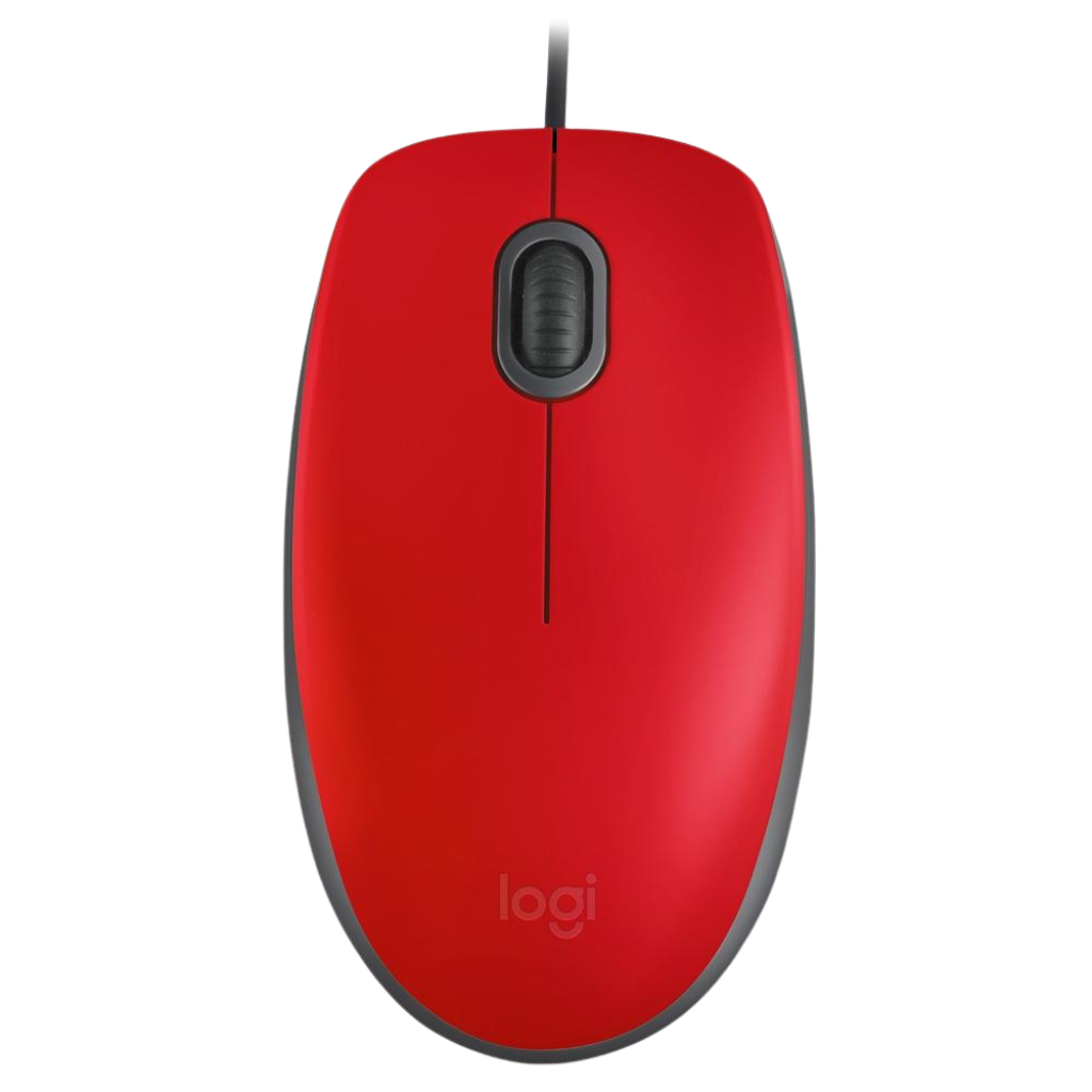 Mouse Usb M110 Silent Vermelho