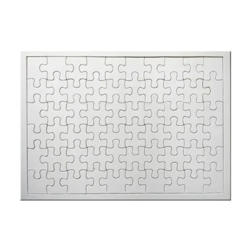 Quebra Cabeça A4 C/brilho C/5un 120 Pcs P/sublimação