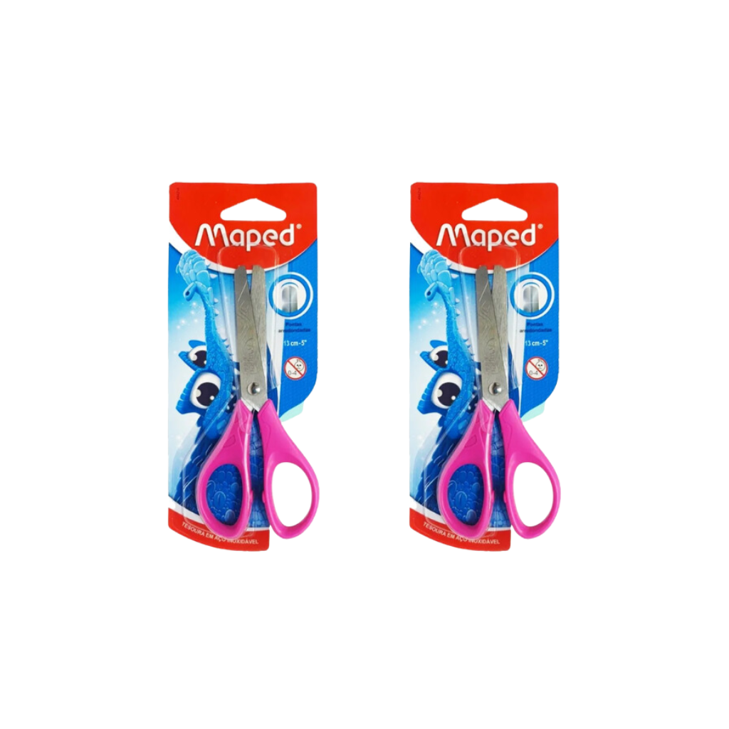 Tesoura 13 Cm Pulse Jacaré Maped - 2 Und