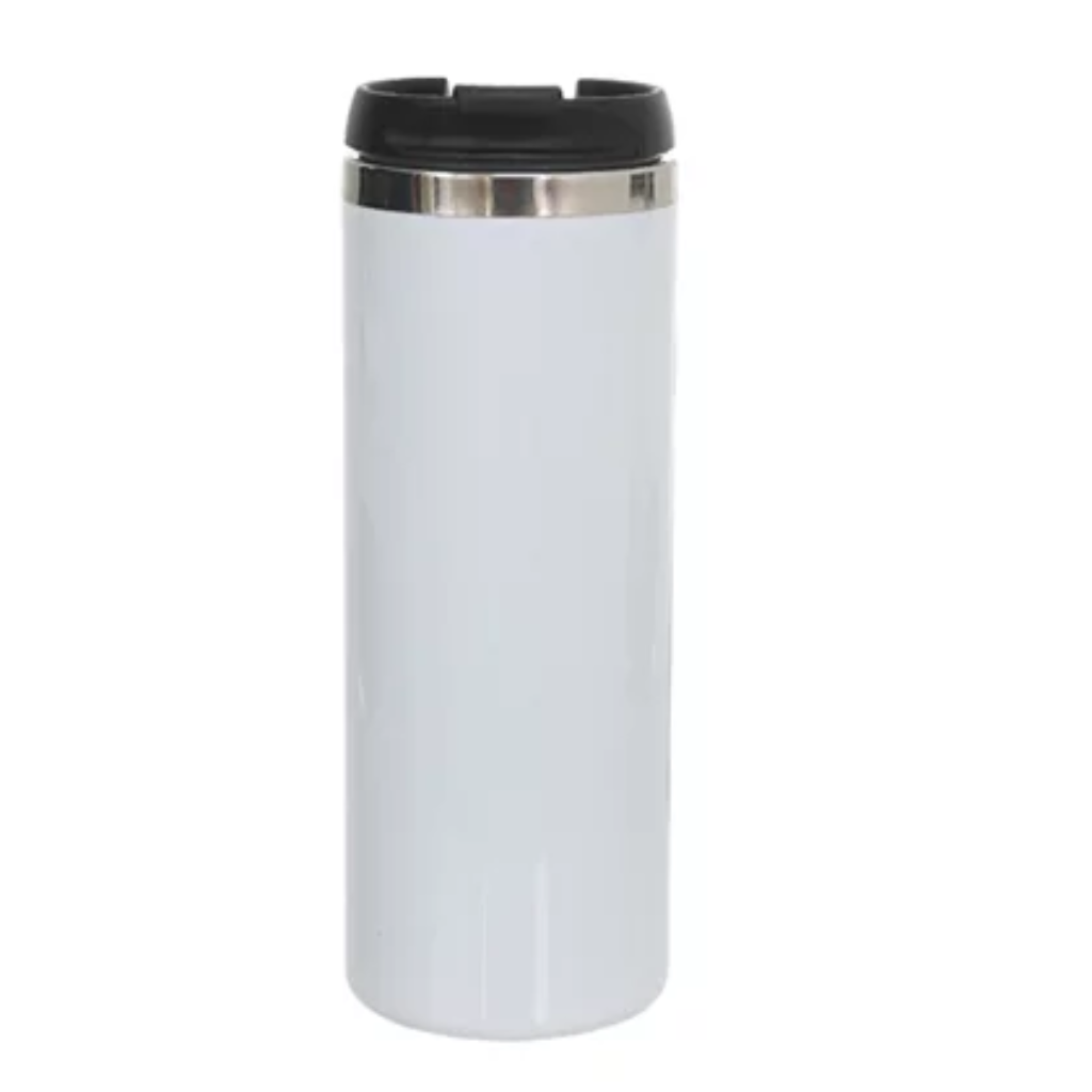 Copo Térmico Inox Branco 330ml P/sublimação Metalnox