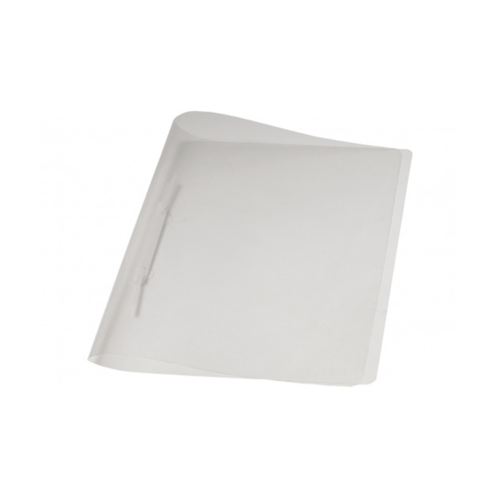 PASTA GRAMPO TRILHO PLÁSTICA TRANSPARENTE ALAPLAST - 606PP-TR