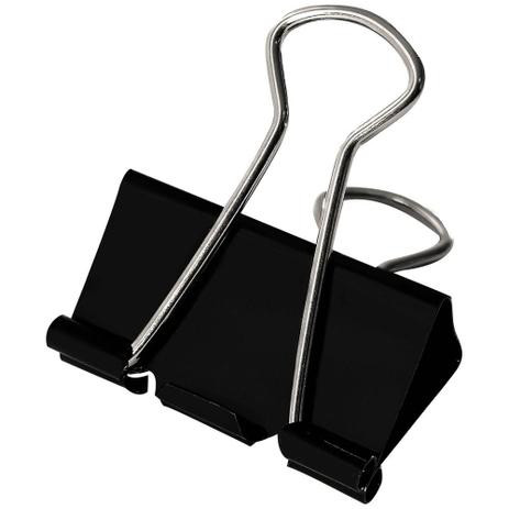 Prendedor de Papel 41mm Preto Brw