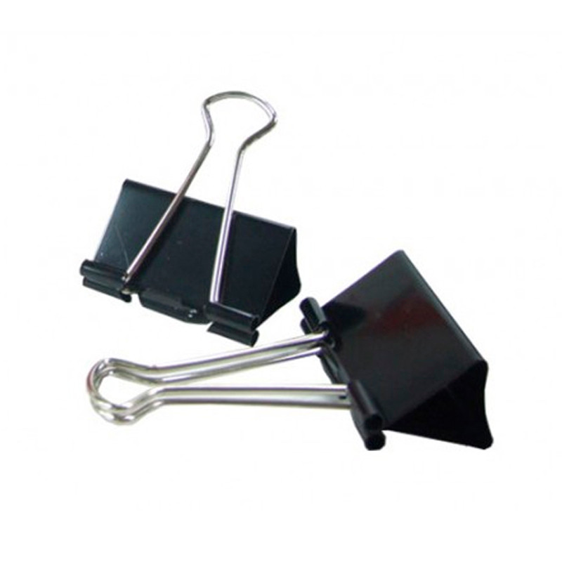 Prendedor de Papel 19mm Preto