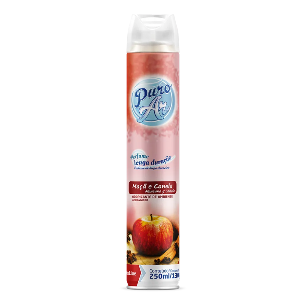 ODORIZADOR PURO AR MAÇÃ E CANELA 250ML - BASTON 0210252