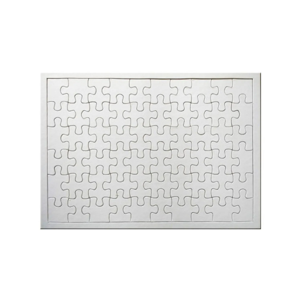 Quebra Cabeça A4 C/brilho 60 Pcs P/sublimação 