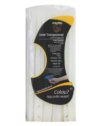 Cola Quente Fina 7,5 X 30cm Semi Transp 500g - 200021 - Rendicola 