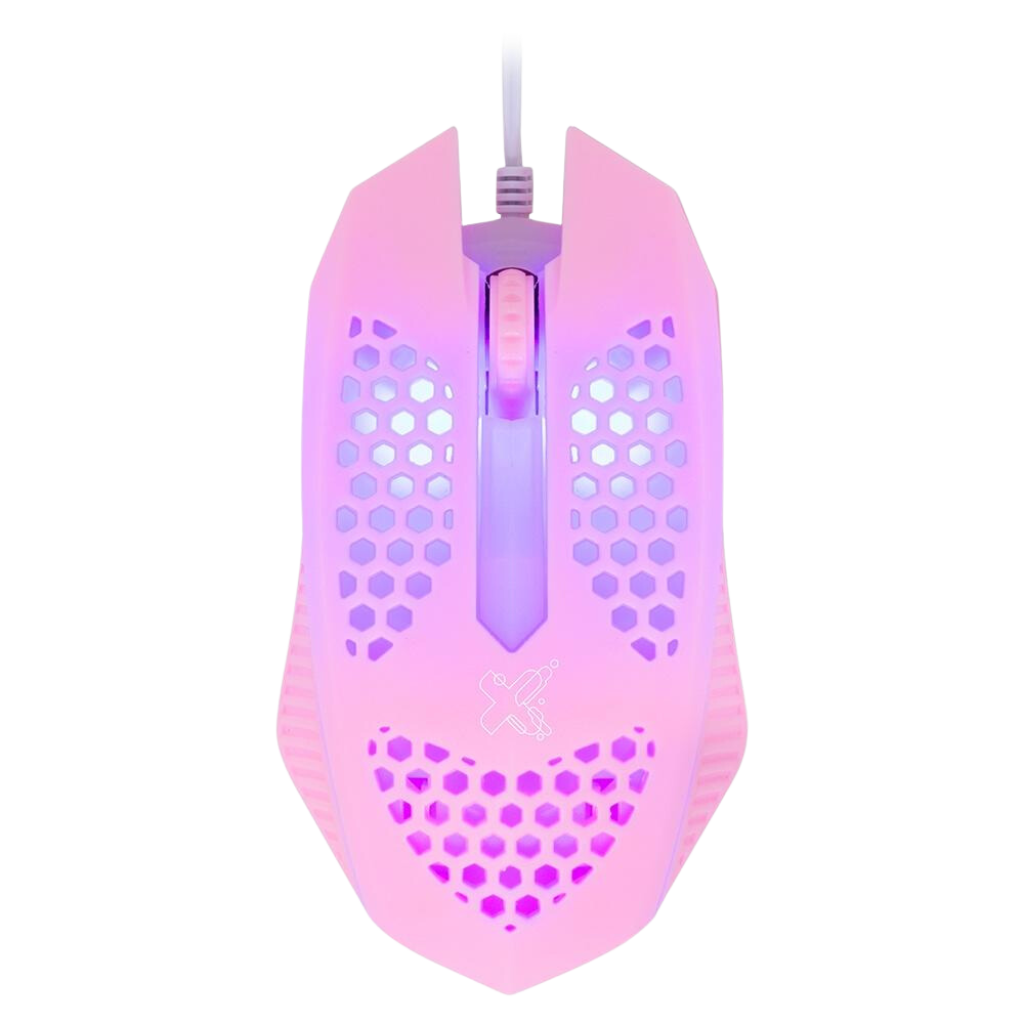 Mouse Usb Geek Series Rosa