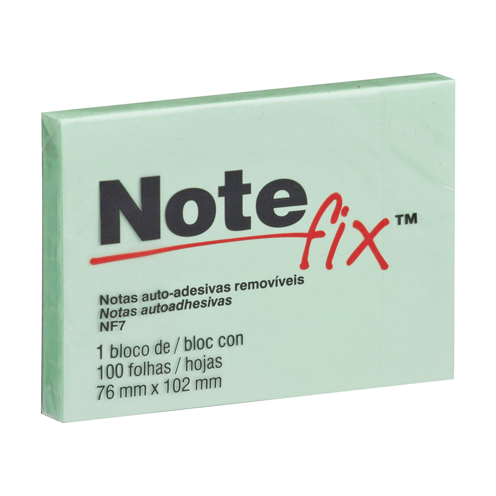 Anote e Cole 76x102 Nf7 Vd 100fl Auto-ades Notefix