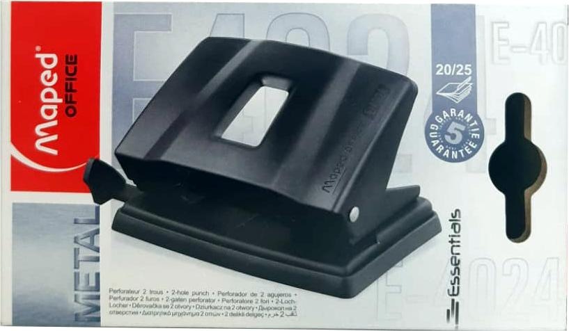 PERFURADOR  2 FUROS METAL 20/25FLS 402411 MAPED