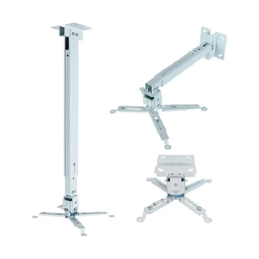Suporte P/ Projetor Parede e Teto Ate 25kg Bco