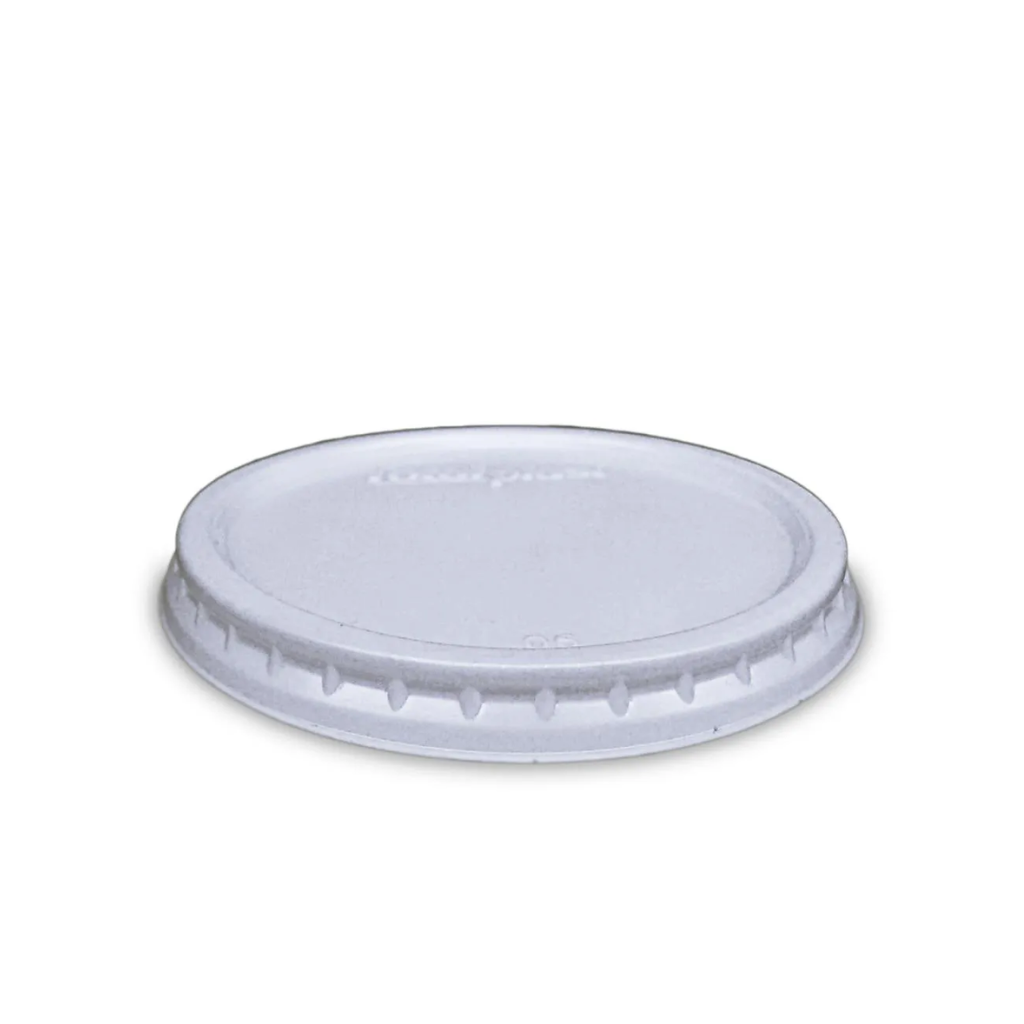 Tampa Pote Plastico Descartavel 100ml Tira C/ 100 Un 