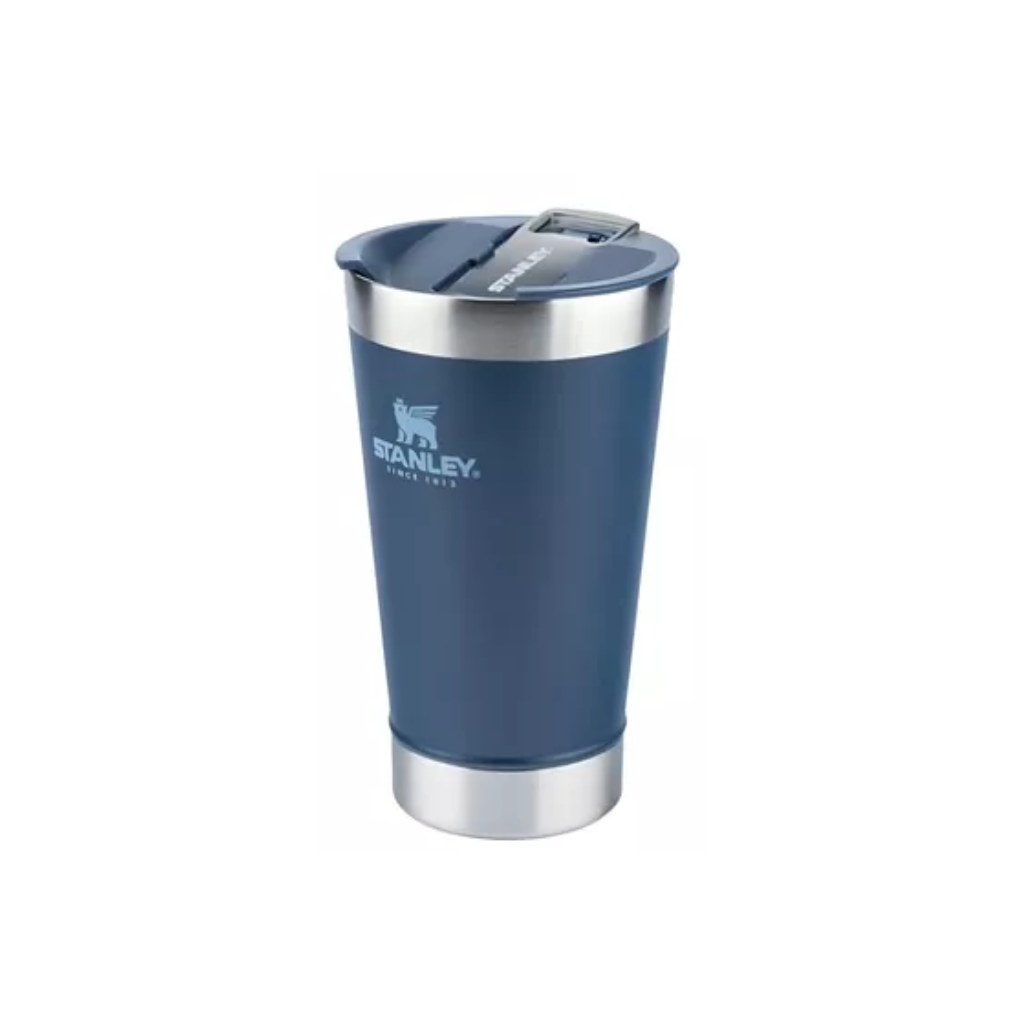 COPO TÉRMICO 473ML C/ TAMPA E ABRIDOR NAVY - STANLEY 