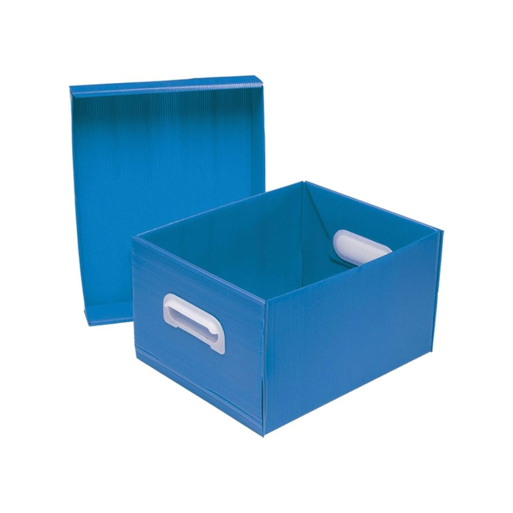 Caixa Organizadora M 370x280x190mm Azul Best Box Novaonda