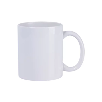 Caneca Cerâmica Metalnox Branca Aaa 325ml P/sublimação