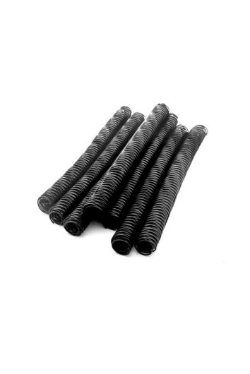 Espiral 09mm (para 50 Folhas) 100 Unidades Preto 