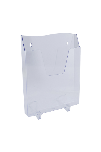 Display A4 Vertical Parede / Mesa Acrílico Cristal Dello 