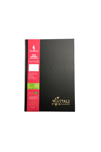 Agenda Permanente Brochura Vitali Cores Sortidas - Redoma R716sort