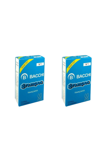GRAMPO TRANÇADO BACCHI N¦ 1 COM 12 UN GRANDE - 2 CAIXAS