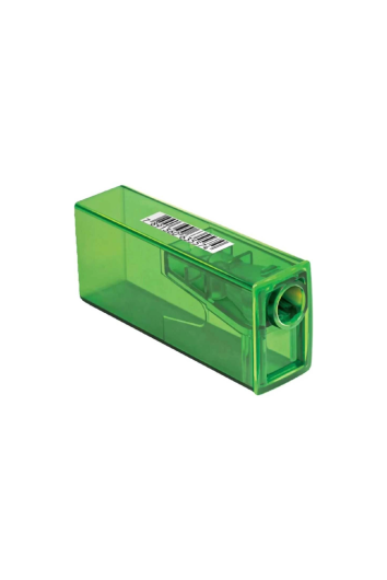 APONTADOR C/ DEPOSITO RETANGULAR 6CM NEON - FABER CASTELL