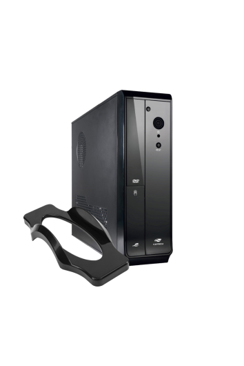 Gabinete Atx Slim Dt-110bk 1 Baia 200w C/ Fonte