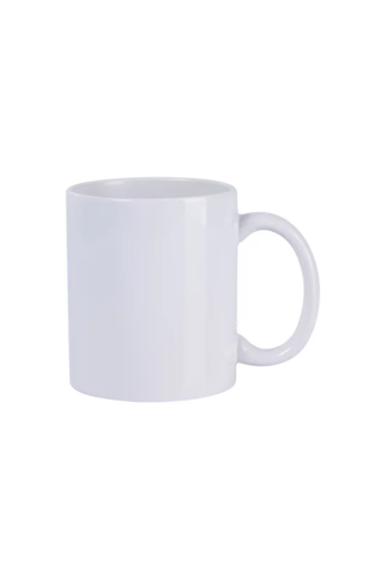 Caneca Cerâmica Metalnox Branca Aaa 325ml P/sublimação