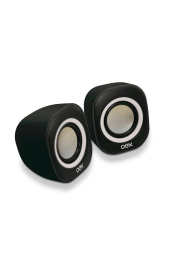 CAIXA DE SOM SPEAKER ROUND 8W RMS PTBC SK100