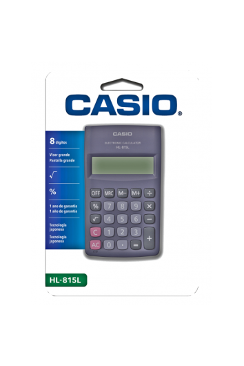 Calculadora de Bolso 8 Digital Preta Hl-815l-bk