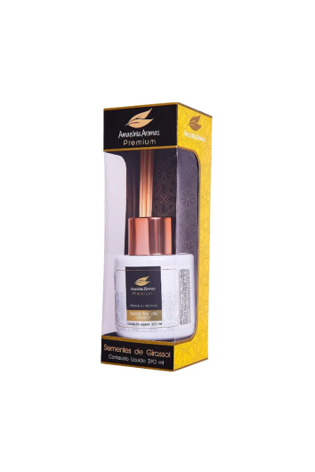 Aromatizador de Ambiente C/ Vareta Premium 270ml Sementes de Girassol