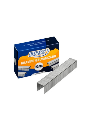 Grampo 23/13 Cx C/ 5000 P/ 100 Folhas Brw