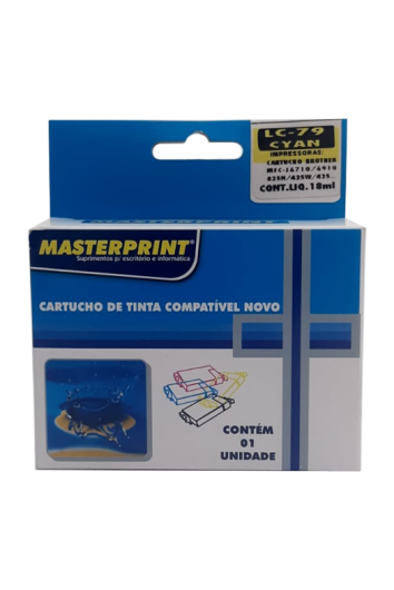 Cartucho Brother Lc75/77/79 Ciano Similar - 224050002 - Masterprint