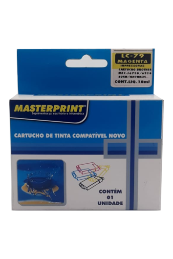 Cartucho Brother Lc75/77/79 Magenta Similar - 224050003 - Masterprint 